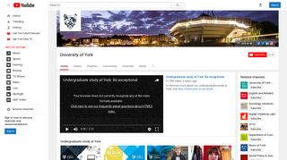 University of York - YouTube