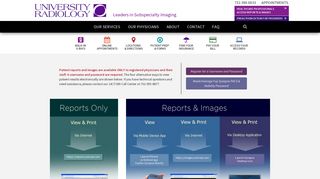 Reports & Images - University Radiology