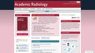 Academic Radiology Home Page
