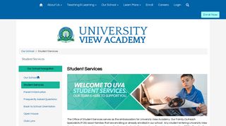 University View Academy - Student Services