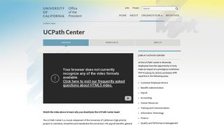 UCPath Center | UCOP - University of California | Office of The President