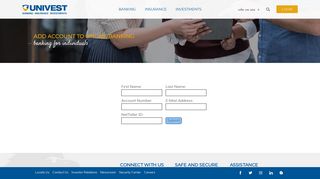 Add Account to Online Banking | Univest