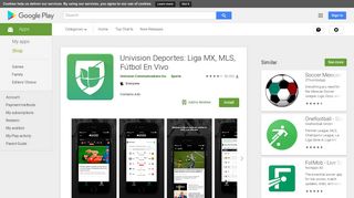 Univision Deportes: Liga MX, MLS, Fútbol En Vivo - Apps on Google ...