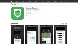 Univision Deportes on the App Store - iTunes - Apple
