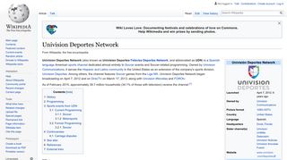 Univision Deportes Network - Wikipedia