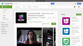 Univision NOW - TV en Vivo y On Demand - Apps on Google Play