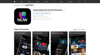 UnivisionNow En Vivo/On Demand en App Store - iTunes - Apple