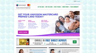 Prepaid Mastercard | Prepaid Cards | Univision «