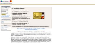 Activar Tarjeta - Tarjeta Prepagada Univision MasterCard «