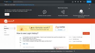 log - How to see Login history? - Ask Ubuntu