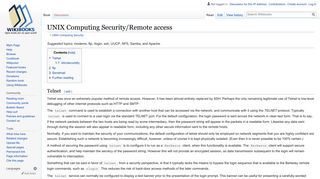 UNIX Computing Security/Remote access - Wikibooks, open books for ...