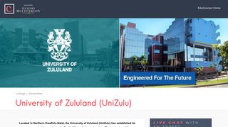 University of Zululand (UniZulu) | EduConnect