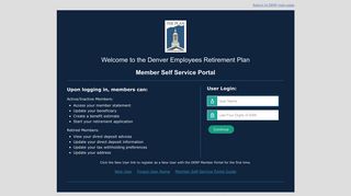 Member Self Service Portal
