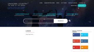 Login - Unknown country