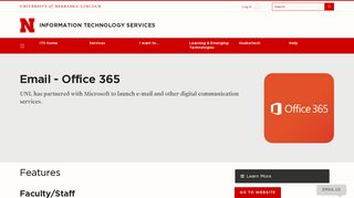 Email - Office 365 | Information Technology Services | Nebraska
