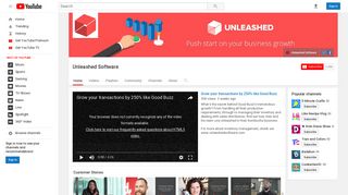 Unleashed Software - YouTube