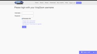 Sign in - VoipZoom | UNLIMITED FREE CALLING AROUND THE ...