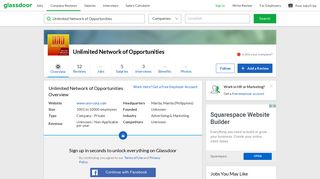 Working at Unlimited Network of Opportunities | Glassdoor