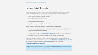 Lock and Unlock Accounts - Blackbaud
