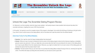 The Scrambler Unlock Her Legs