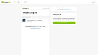 TrustedSite - Reviews of unlockking.us