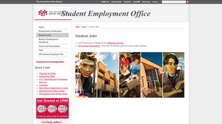 Student Jobs :: Student Employment | The University of New Mexico