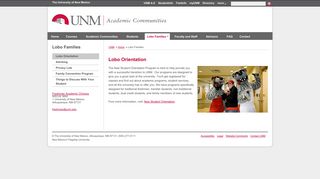 Lobo Orientation :: Freshman Academic Choices | The ... - UNM.edu