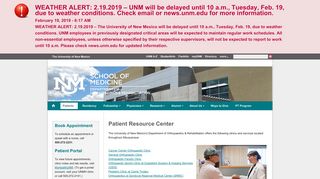 Patient Resource Center - UNM Orthopaedics in the News