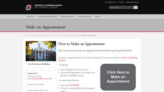 Make an Appointment | The Writing Center | University of Nebraska ...