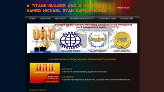 Unlimited Network of Opportunities International Corporation (UNO ...