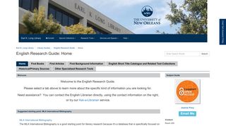 Find Books - English Research Guide - Library Guides at University of ...