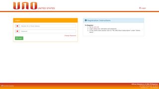 UNO Customer Portal: Log in