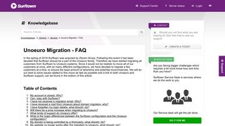 Unoeuro Migration - FAQ | Surftown Dashboard