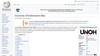 University of Northwestern Ohio - Wikipedia