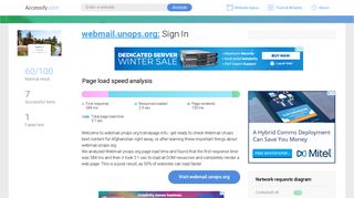 Access webmail.unops.org. Sign In