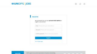 Register - UNOPS Jobs