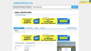 mail.unops.org at Website Informer. Sign In. Visit Mail Unops.
