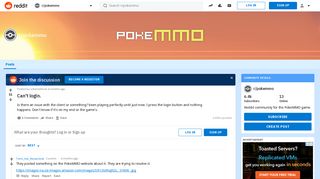 Can't login. : pokemmo - Reddit