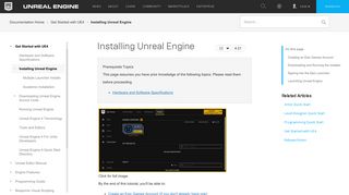 Installing Unreal Engine - Unreal Engine 4 Documentation