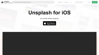 Unsplash for iOS | Beautiful Free Photos on iPad and iPhone