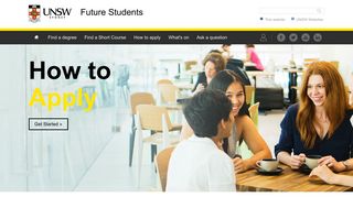 How to Apply - Future Students - UNSW Sydney