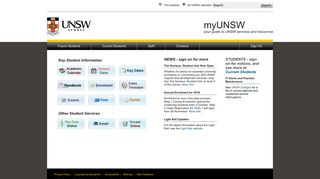 myUNSW - UNSW Sydney