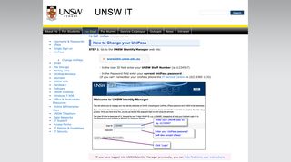 UNSW IT - How to Change your UniPass