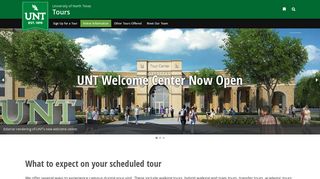 Visitor Information - UNT Tours