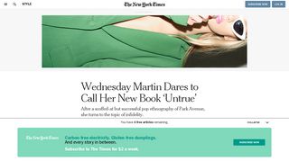 Wednesday Martin Dares to Call Her New Book 'Untrue' - The New ...