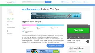Access email.unum.com. Outlook Web App
