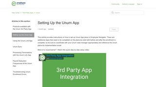 Setting Up the Unum App – Help Center