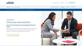 Online Plan Administration Tools for Your HR Team | Unum