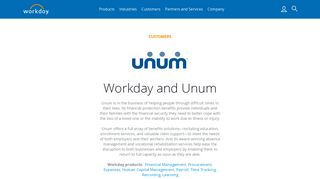 Workday and Unum – Read Customer Success Stories