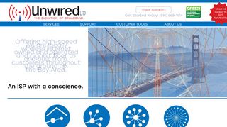 Unwired Ltd: Bay Area ISP for Wireless, Fiber & Data Center Services